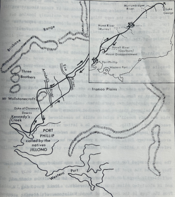 Port Phillip Bay as depicted by Hume & Hovell