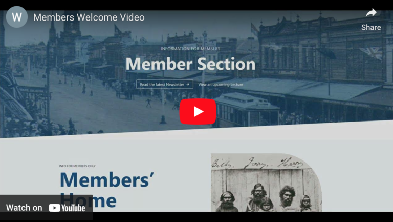 Member Section Video Tour